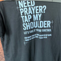 T-shirt - Tap my shoulder - Black