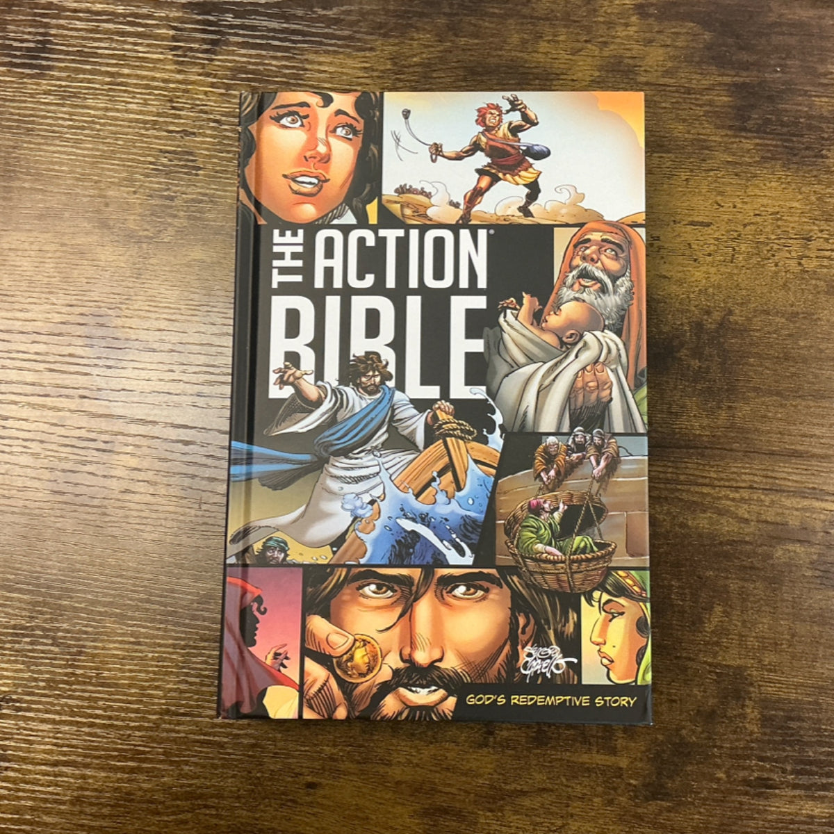 Bible - The Action Bible: God's Redemptive Story (Action Bible Series) Hardcover - Illustrated