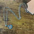 Necklace - Mustard seed heart silver necklace