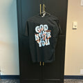 T-shirt - God never left you - Black