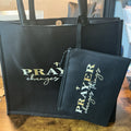 Bag - 2in1 prayer changes things - black bag with pencil case