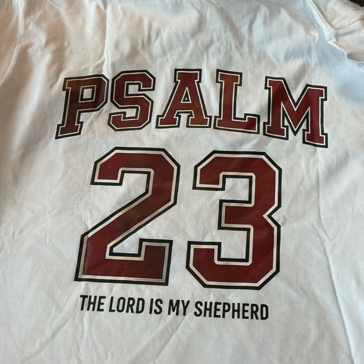 T-shirt - psalm 23 white