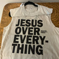 T-shirt beige Jesus over Everything