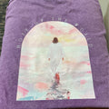 T-shirt Jesus walking on water - purple
