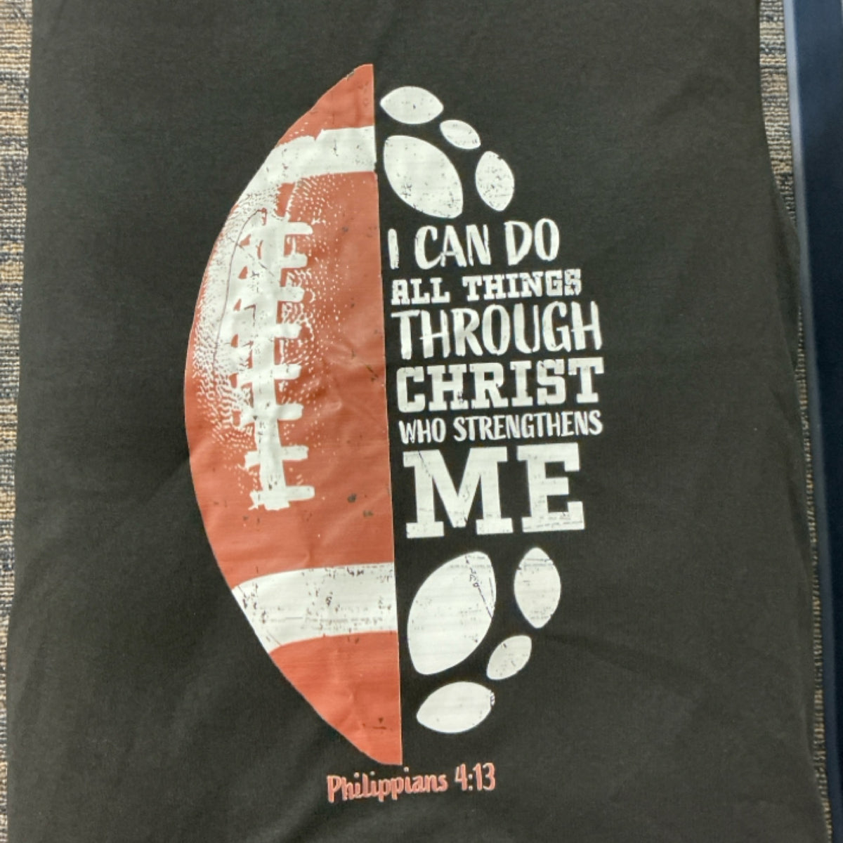 T-shirt - football - I can do all things