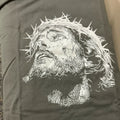 T-shirt - Jesus with crown of thorns - grey