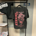 T-shirt - Ezekiel 36:26 - Acid wash black