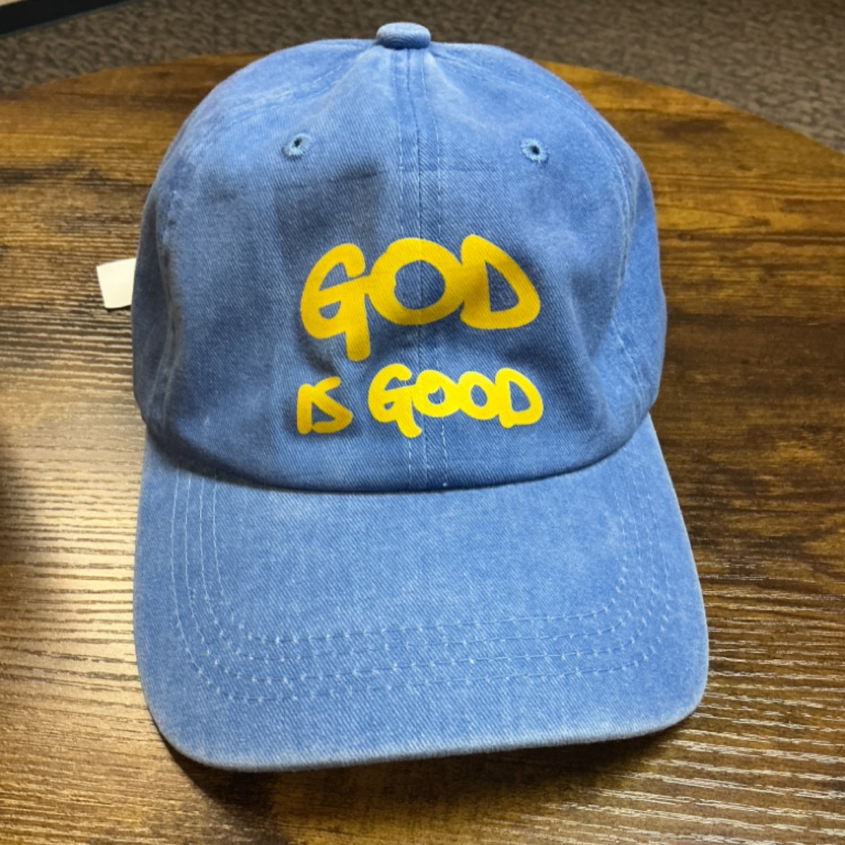 Trucker / baseball hat - blue - God is good