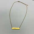 Necklace - Bible Verse - Gold