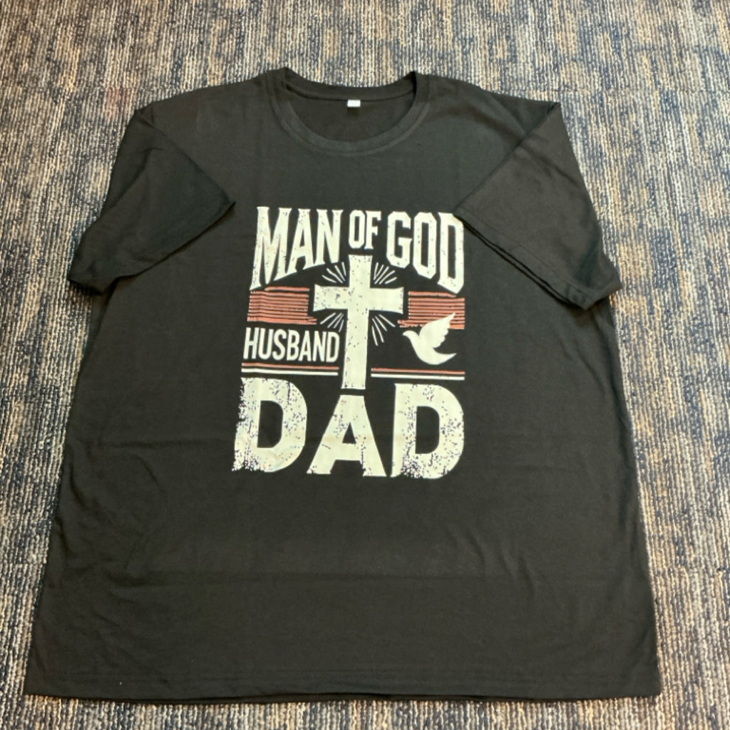 T-Shirt - Man of God - Black