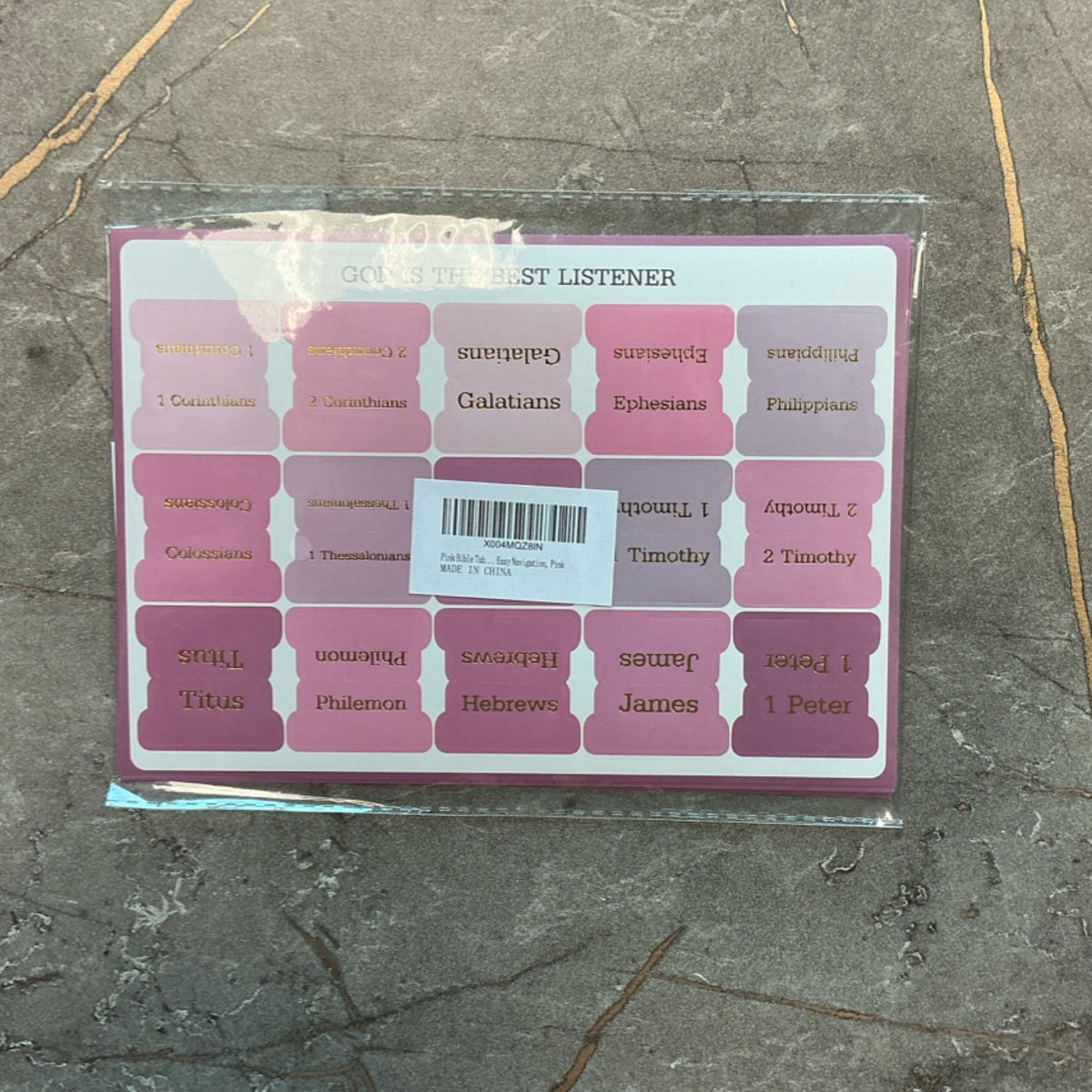 Bible tabs - Pink