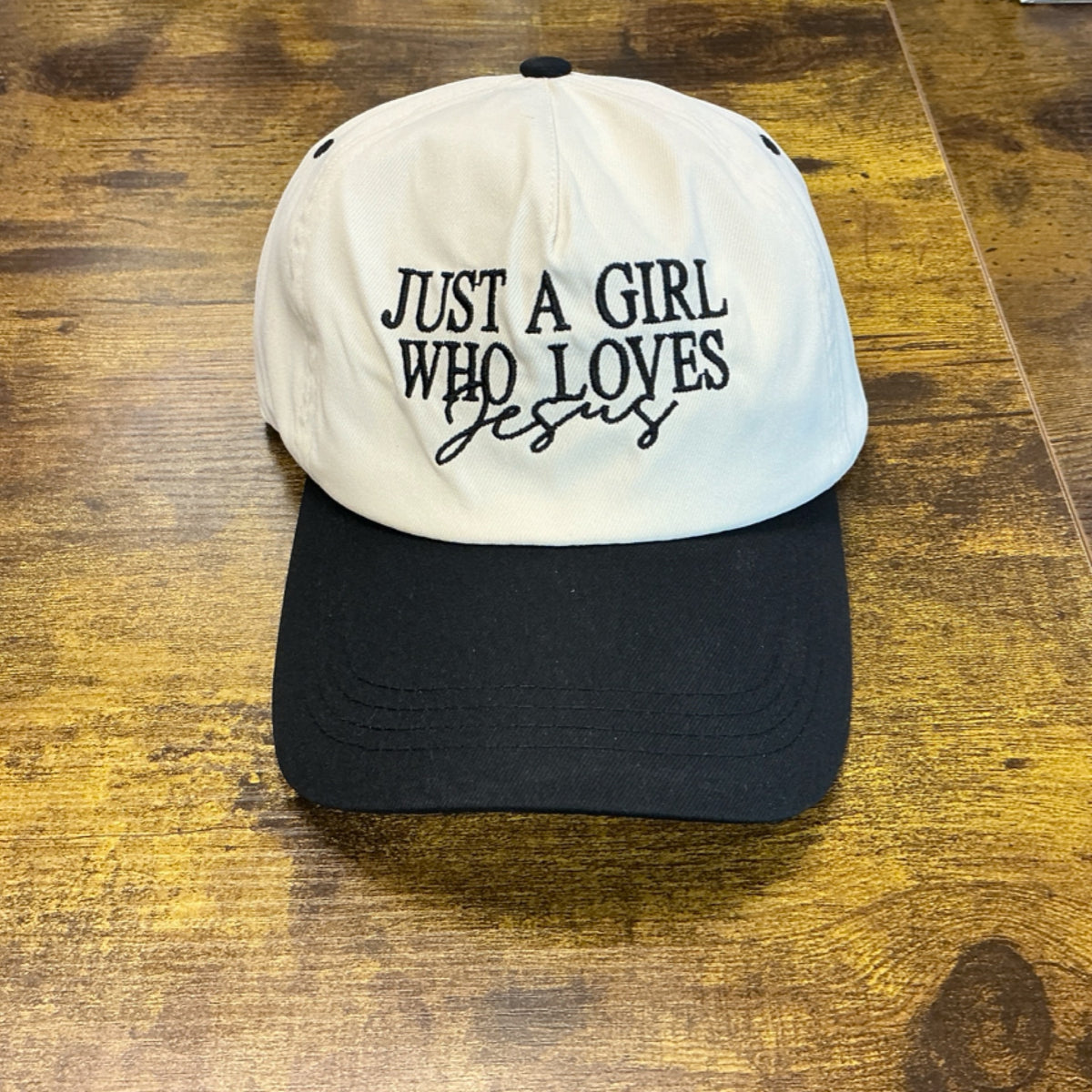 Trucker/Baseball Hat - Just a girl who loves Jesus