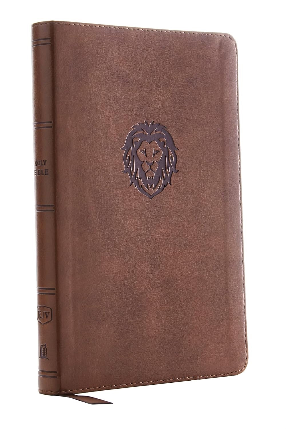 Bible - KJV Holy Bible: Thinline Youth Edition, Brown Leathersoft, Red Letter, Comfort Print: King James Version Imitation Leather