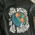T-shirt black go make disciples
