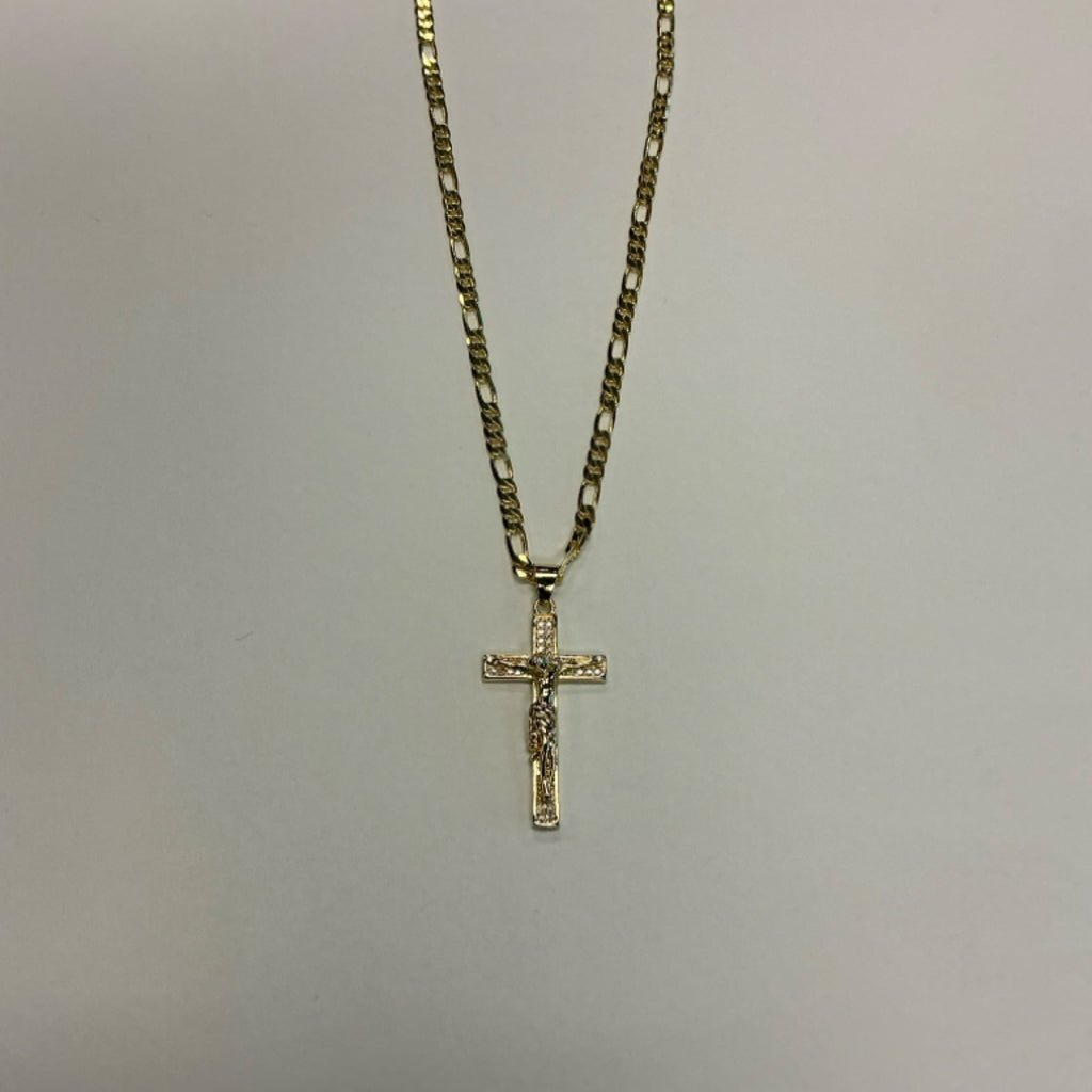 Necklace - Crucifix - Gold