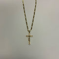 Necklace - Crucifix - Gold