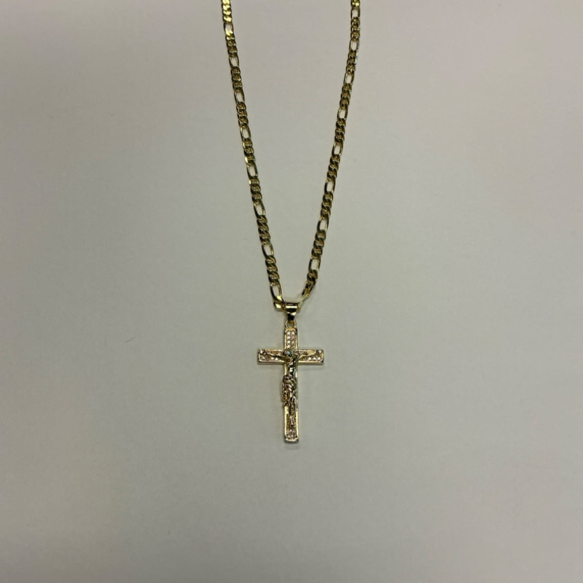 Necklace - Crucifix - Gold
