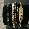 Bracelet beads - black - amazing Grace