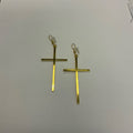 Earrings - Cross