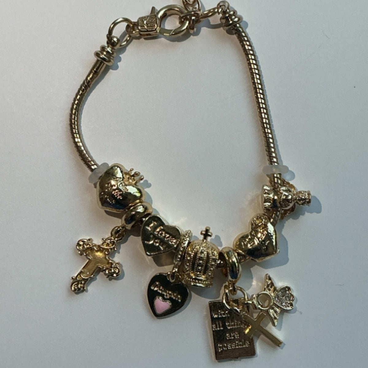 Charm bracelet - gold