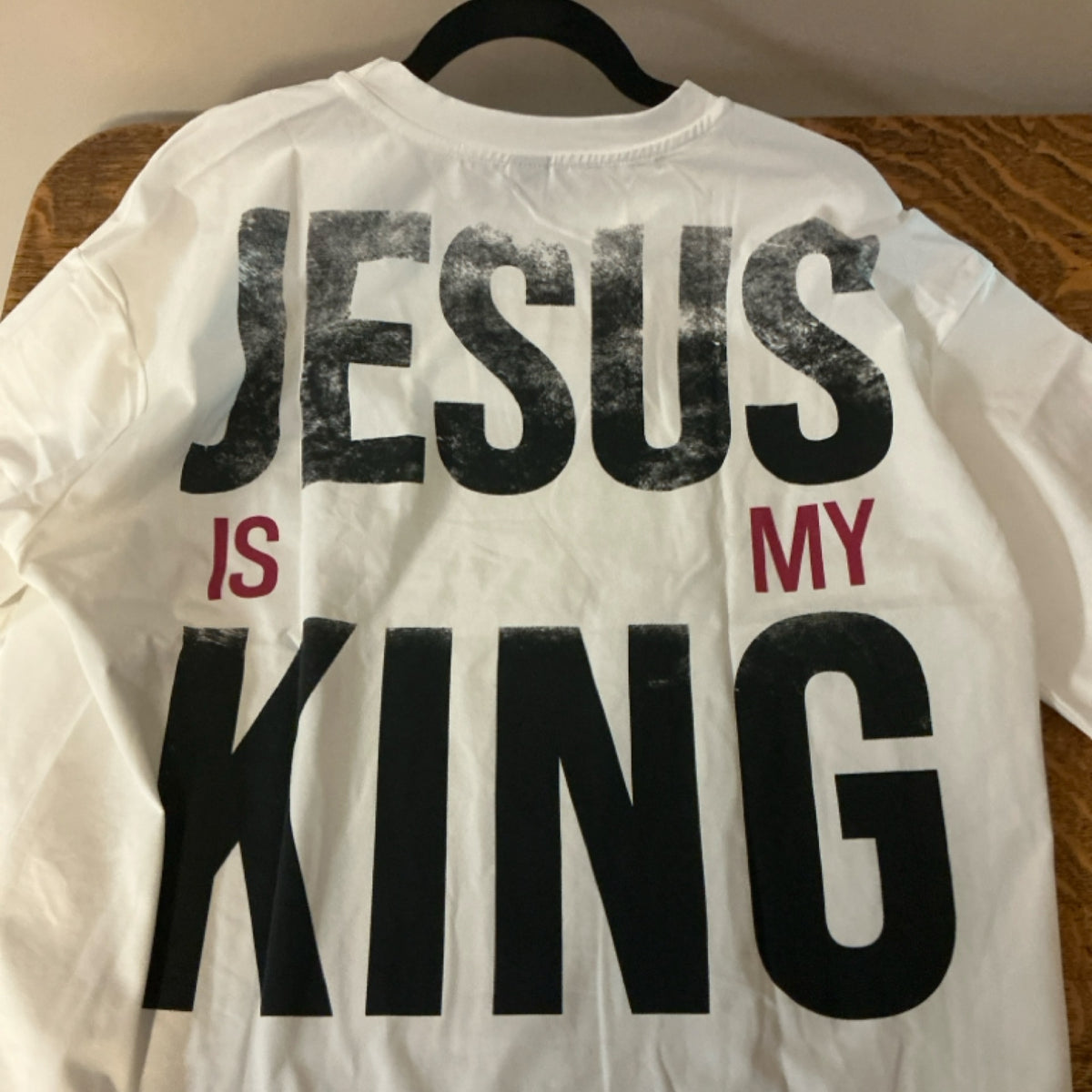 T-shirt White JESUS is my King