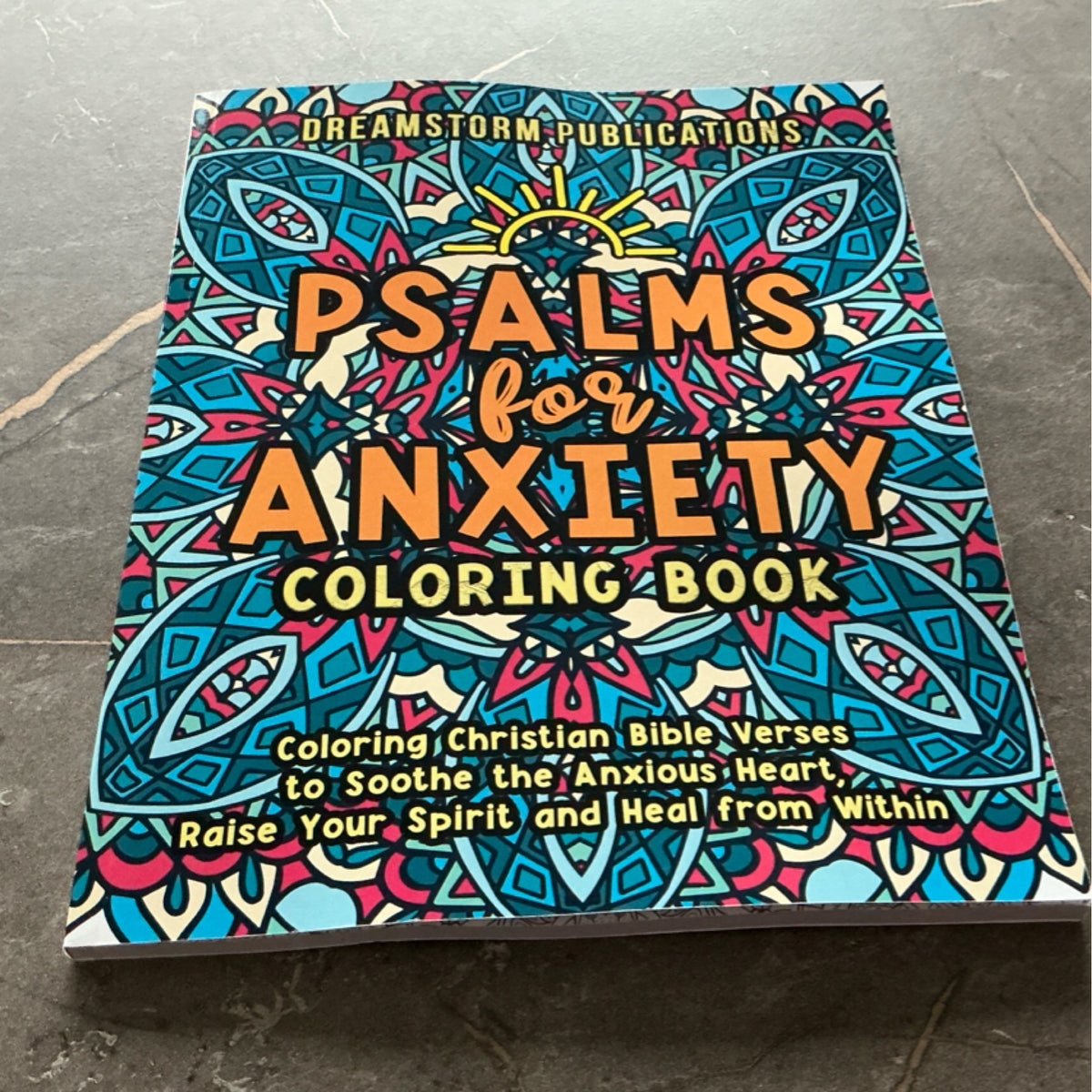 Psalms for anxiety - coloring book