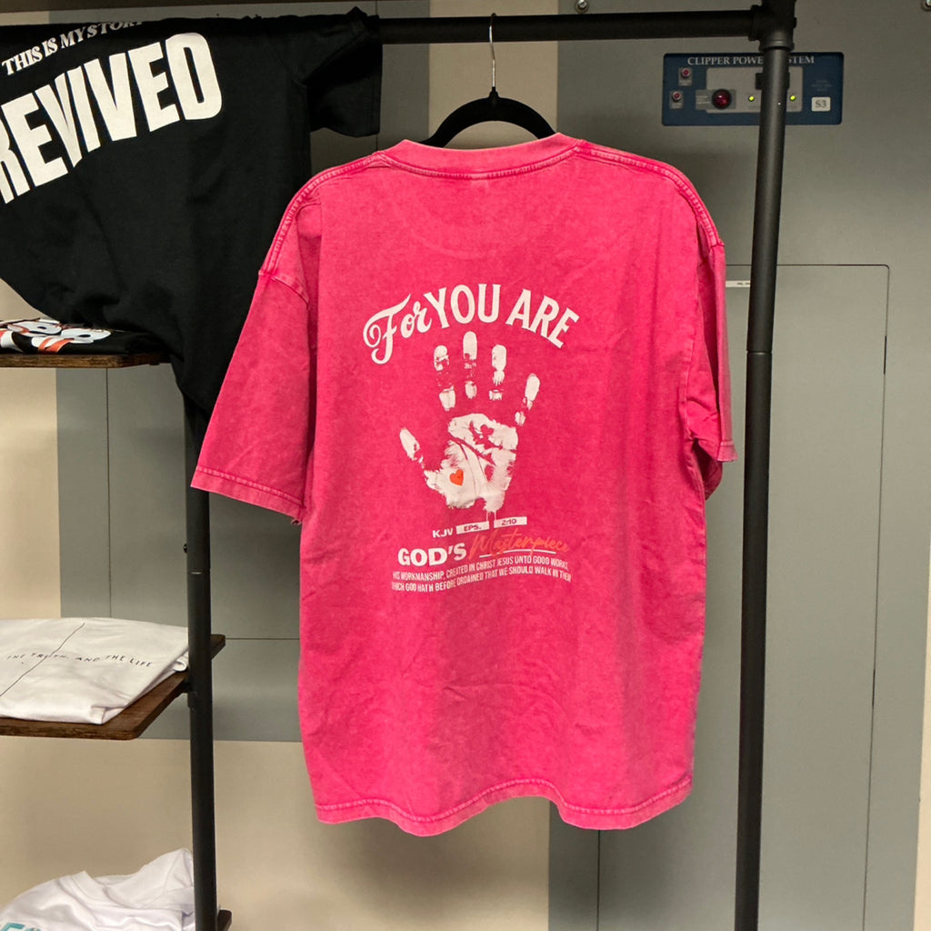 T-shirt - For you are Gods masterpiece