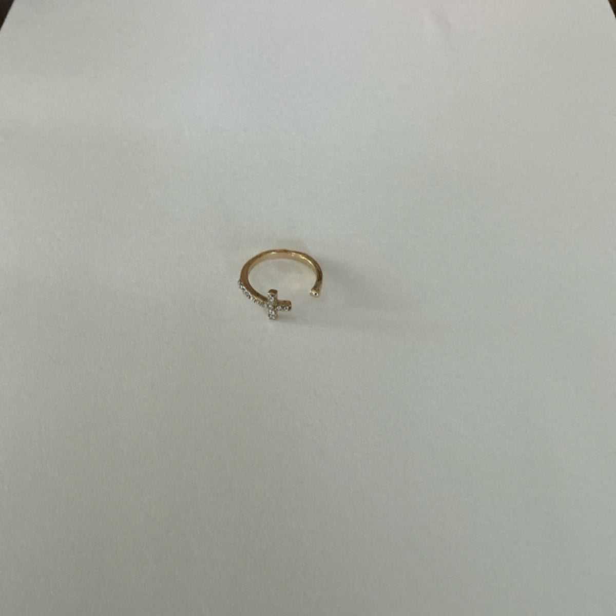 Ring - Cross - Gold