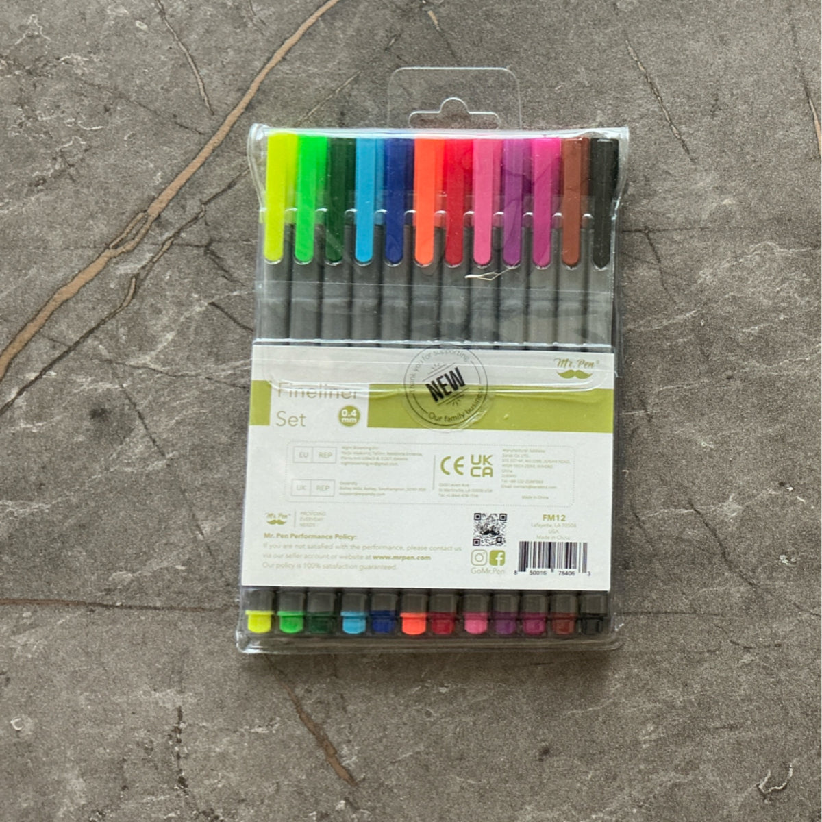 Mr Pen - Fineliners - 12 pens