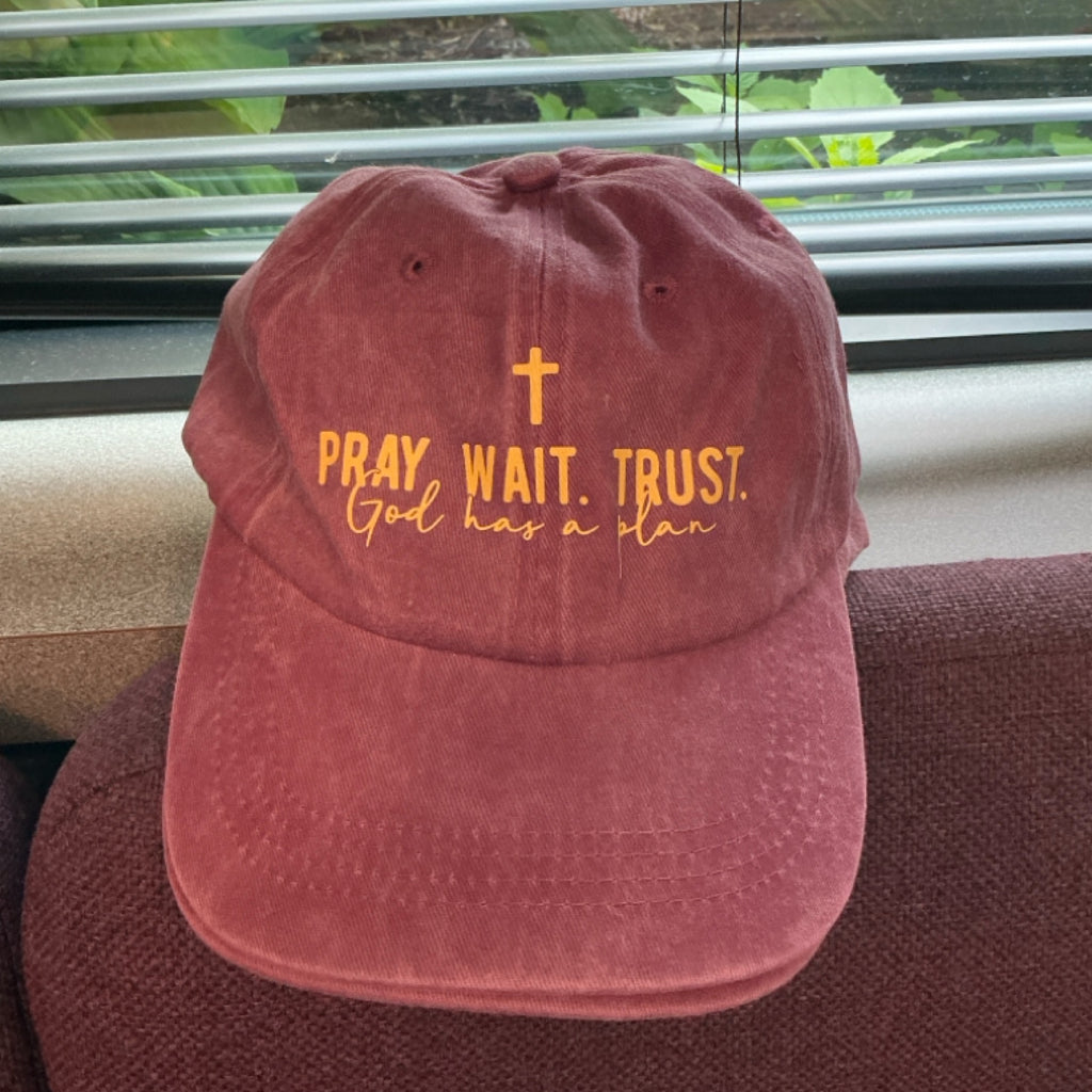 Trucker/Baseball hat - Pray Wait Trust