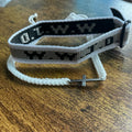 Bracelet set - wwjd 2in 1 set - white beige