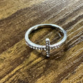 Ring - cross silver