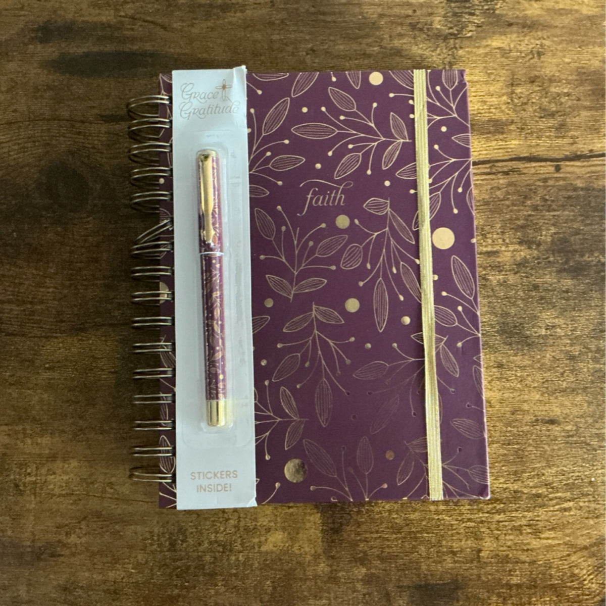 Note book with pen