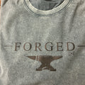 T-shirt Forged grey acid wash