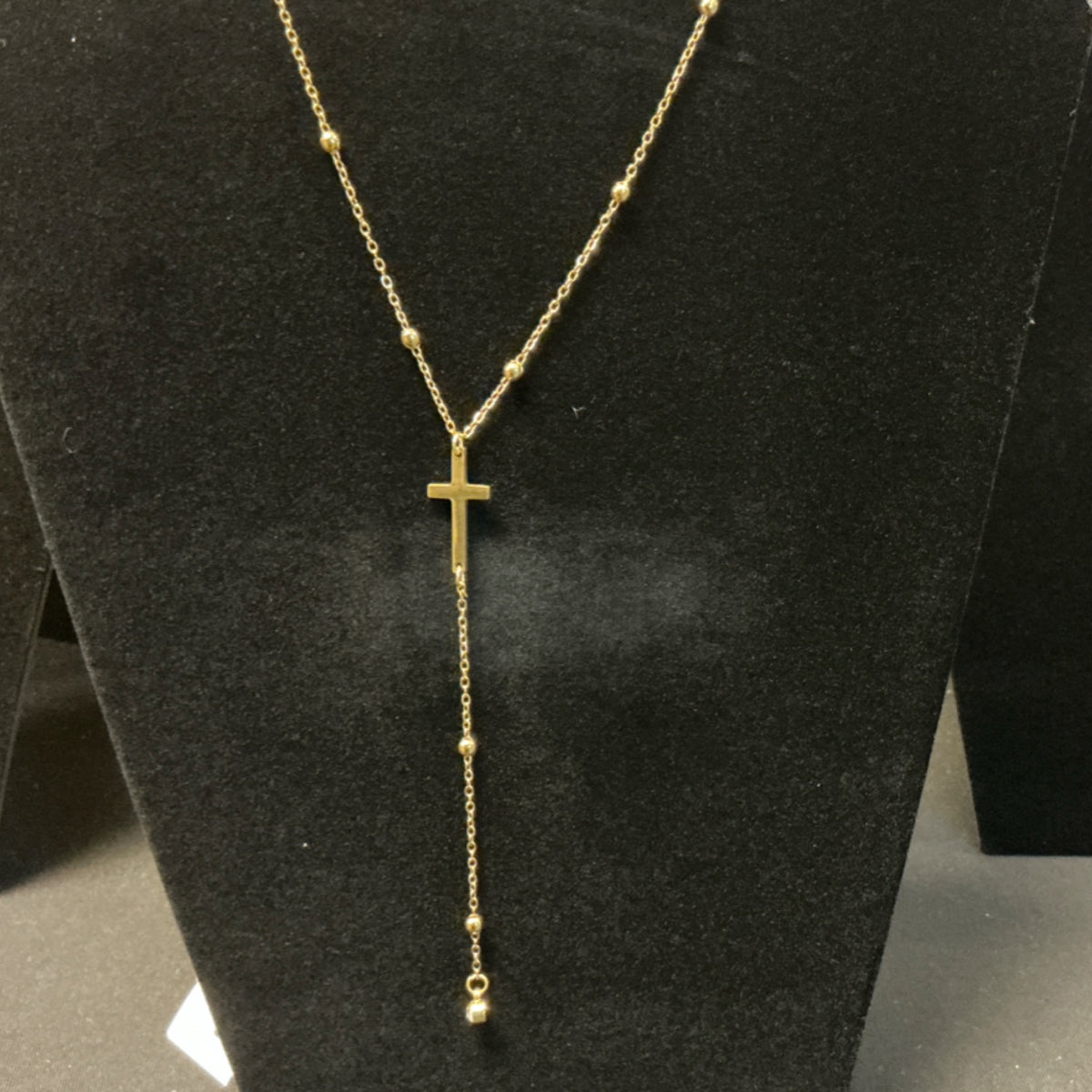Cross Bead Necklace