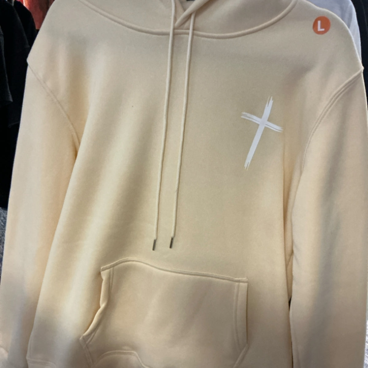 Hoodie - Cross - Yellow