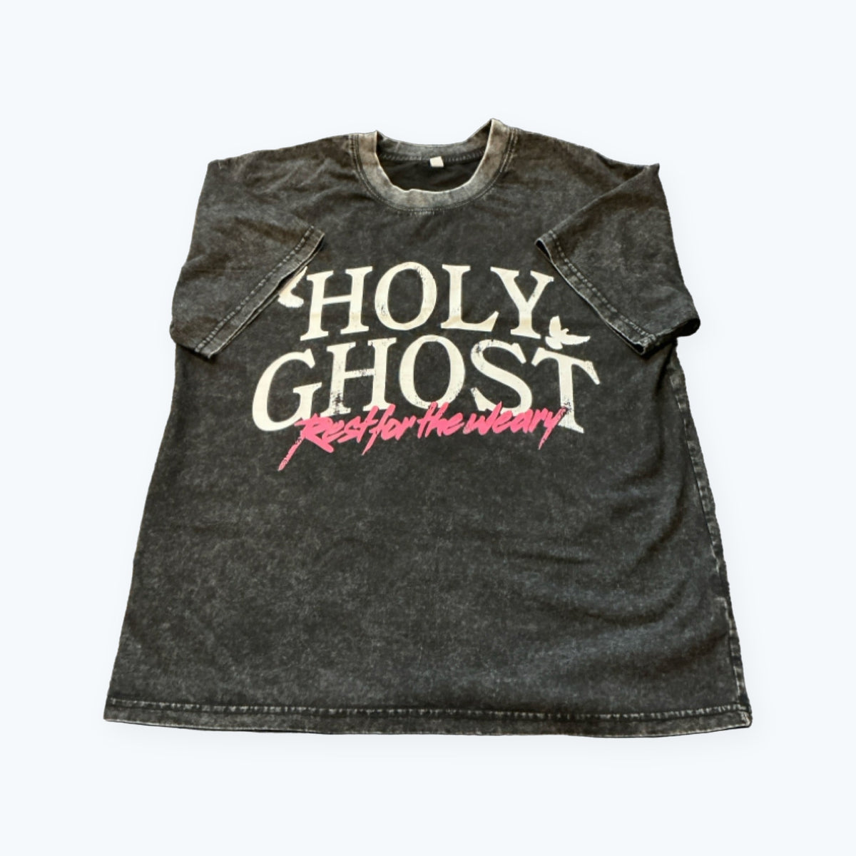 T-Shirt - Holy Ghost - Acid wash