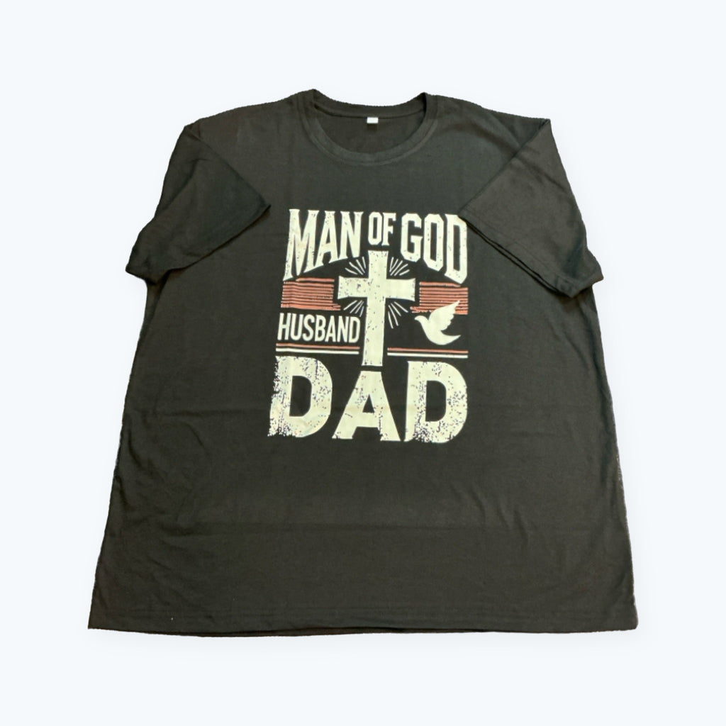 T-Shirt - Man of God - Black