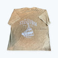 T-Shirt - Stand Firm - Acid wash brown