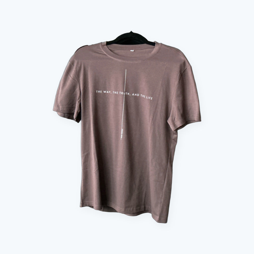 T-shirt - The Way The Truth The Life - Brown