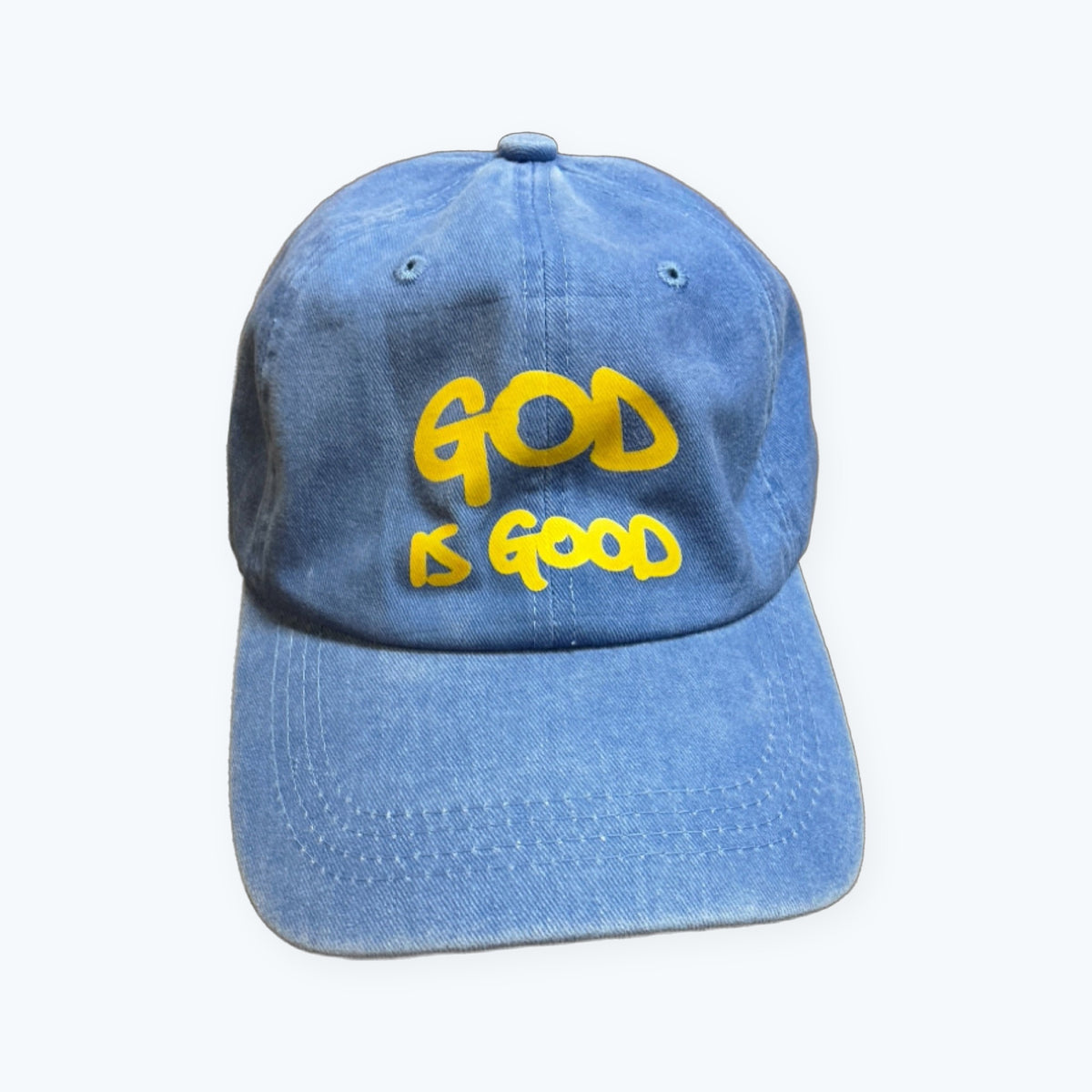 Trucker / baseball hat - blue - God is good